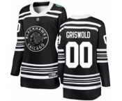 Women's Chicago Blackhawks #00 Clark Griswold Black 2019 Winter Classic Fanatics Branded Breakaway NHL Jersey