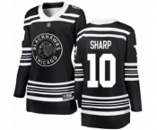 Women's Chicago Blackhawks #10 Patrick Sharp Black 2019 Winter Classic Fanatics Branded Breakaway NHL Jersey