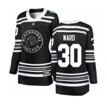 Women's Chicago Blackhawks #30 Cam Ward Black 2019 Winter Classic Fanatics Branded Breakaway NHL Jersey