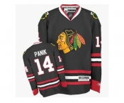 Women's Reebok Chicago Blackhawks #14 Richard Panik Authentic Black Third NHL Jersey
