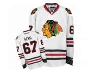 Women's Reebok Chicago Blackhawks #67 Tanner Kero Premier White Away NHL Jersey