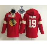 NHL Chicago Blackhawks #19 Jonathan Toews Red 2015 Stanley Cup Pullover Jerseys