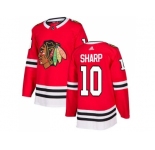 Youth Adidas Chicago Blackhawks #10 Patrick Sharp Red Home Authentic Stitched NHL Jersey