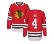 Youth Adidas Chicago Blackhawks #4 Bobby Orr Premier Red Home NHL Jersey
