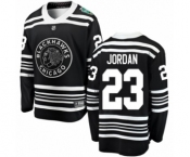 Youth Chicago Blackhawks #23 Michael Jordan Black 2019 Winter Classic Fanatics Branded Breakaway NHL Jersey