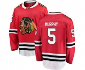 Youth Chicago Blackhawks #5 Connor Murphy Fanatics Branded Red Home Breakaway NHL Jersey