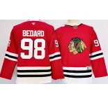 Youth Chicago Blackhawks #98 Connor Bedard Red Stitched Hockey Jersey