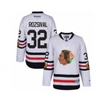 Youth Reebok Chicago Blackhawks #32 Michal Rozsival Authentic White 2017 Winter Classic NHL Jersey