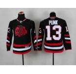 youth nhl jerseys chicago blackhawks #13 punk black[2014 Stadium Series][the skeleton head][punk]