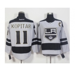 Los Angeles Kings #11 Anze Kopitar Gray Alternate Stitched NHL Jersey