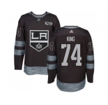 Los Angeles Kings #74 Dwight King Black 1917-2017 100th Anniversary Stitched NHL Jersey