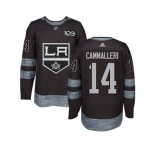 Men Adidas Los Angeles Kings #14 Mike Cammalleri Black 1917-2017 100th Anniversary Stitched NHL Jersey