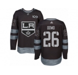 Men's Adidas Los Angeles Kings #26 Slava Voynov Authentic Black 1917-2017 100th Anniversary NHL Jersey