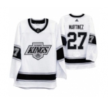 Men's Los Angeles Kings #27 Alec Martinez 2019-20 Heritage White Throwback 90s Hockey Jersey