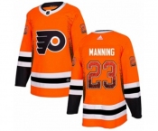 Adidas Philadelphia Flyers #23 Brandon Manning Authentic Orange Drift Fashion NHL Jersey