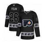 Adidas Philadelphia Flyers #26 Christian Folin Authentic Black Team Logo Fashion NHL Jersey