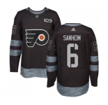 Adidas Philadelphia Flyers #6 Travis Sanheim Premier Black 1917-2017 100th Anniversary NHL Jersey