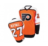 Mitchell and Ness Philadelphia Flyers #27 Ron Hextall Premier Orange Throwback NHL Jersey