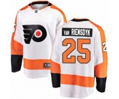 Philadelphia Flyers #25 James Van Riemsdyk Fanatics Branded White Away Breakaway NHL Jersey