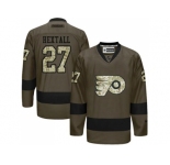 Philadelphia Flyers #27 Ron Hextall Green Salute to Service Stitched NHL Jersey
