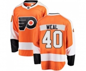 Philadelphia Flyers #40 Jordan Weal Fanatics Branded Orange Home Breakaway NHL Jersey