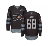 Philadelphia Flyers #68 Jaromir Jagr Black 1917-2017 100th Anniversary Stitched NHL Jersey