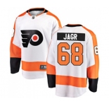 Philadelphia Flyers #68 Jaromir Jagr Fanatics Branded White Away Breakaway NHL Jersey