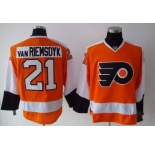 nhl philadelphia flyers #21 riemsdyk orange