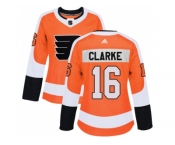 Women Adidas Philadelphia Flyers #16 Bobby Clarke Orange Home Authentic Stitched NHL Jersey