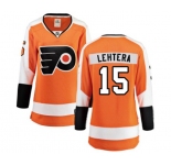 Women Philadelphia Flyers #15 Jori Lehtera Fanatics Branded Orange Home Breakaway NHL Jersey