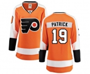Women Philadelphia Flyers #19 Nolan Patrick Fanatics Branded Orange Home Breakaway NHL Jersey