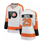 Women Philadelphia Flyers #29 Johnny Oduya Fanatics Branded White Away Breakaway NHL Jersey