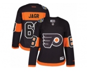 Women's Reebok Philadelphia Flyers #68 Jaromir Jagr Authentic Black 2017 Stadium Series NHL Jersey