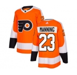Youth Adidas Philadelphia Flyers #23 Brandon Manning Authentic Orange Home NHL Jersey
