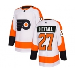 Youth Adidas Philadelphia Flyers #27 Ron Hextall Authentic White Away NHL Jersey