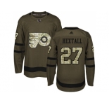 Youth Adidas Philadelphia Flyers #27 Ron Hextall Green Salute to Service Stitched NHL Jersey