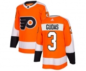 Youth Adidas Philadelphia Flyers #3 Radko Gudas Premier Orange Home NHL Jersey
