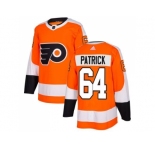 Youth Adidas Philadelphia Flyers #64 Nolan Patrick Orange Home Authentic Stitched NHL Jersey
