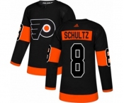 Youth Adidas Philadelphia Flyers #8 Dave Schultz Authentic Black Alternate NHL Jersey