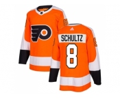 Youth Adidas Philadelphia Flyers #8 Dave Schultz Orange Home Authentic Stitched NHL Jerse