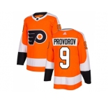 Youth Adidas Philadelphia Flyers #9 Ivan Provorov Orange Home Authentic Stitched NHL Jersey