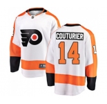 Youth Philadelphia Flyers #14 Sean Couturier Fanatics Branded White Away Breakaway NHL Jersey
