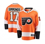 Youth Philadelphia Flyers #17 Wayne Simmonds Fanatics Branded Orange Home Breakaway NHL Jersey