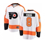 Youth Philadelphia Flyers #8 Robert Hagg Fanatics Branded White Away Breakaway NHL Jersey