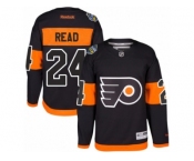 Youth Reebok Philadelphia Flyers #24 Matt Read Authentic Black 2017 Stadium Series NHL Jersey