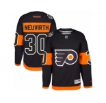 Youth Reebok Philadelphia Flyers #30 Michal Neuvirth Authentic Black 2017 Stadium Series NHL Jersey
