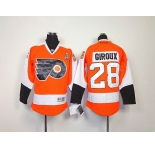 youth nhl jerseys philadelphia flyers #28 giroux orange[white number]
