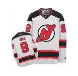Men's Reebok New Jersey Devils #9 Taylor Hall Authentic White Away NHL Jersey