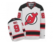 Men's Reebok New Jersey Devils #9 Taylor Hall Authentic White Away NHL Jersey