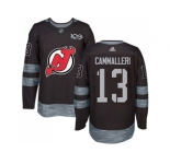 New Jersey Devils #13 Mike Cammalleri Black 1917-2017 100th Anniversary Stitched NHL Jersey